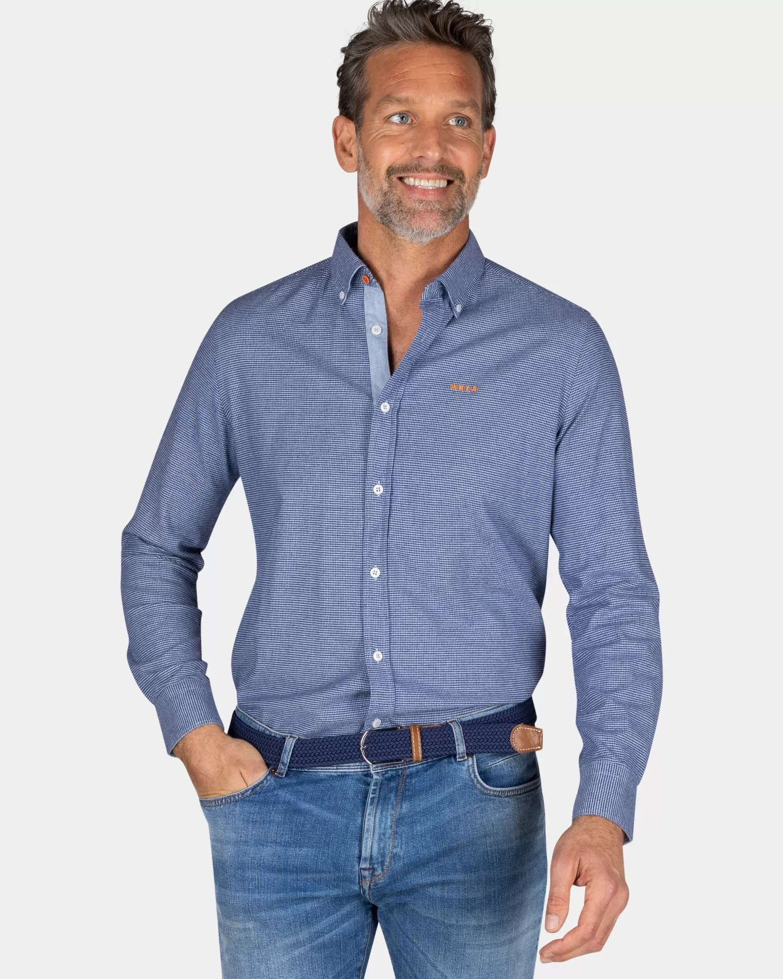 Blue Flannel Shirt - | NZA New Zealand Aucklanc Outlet