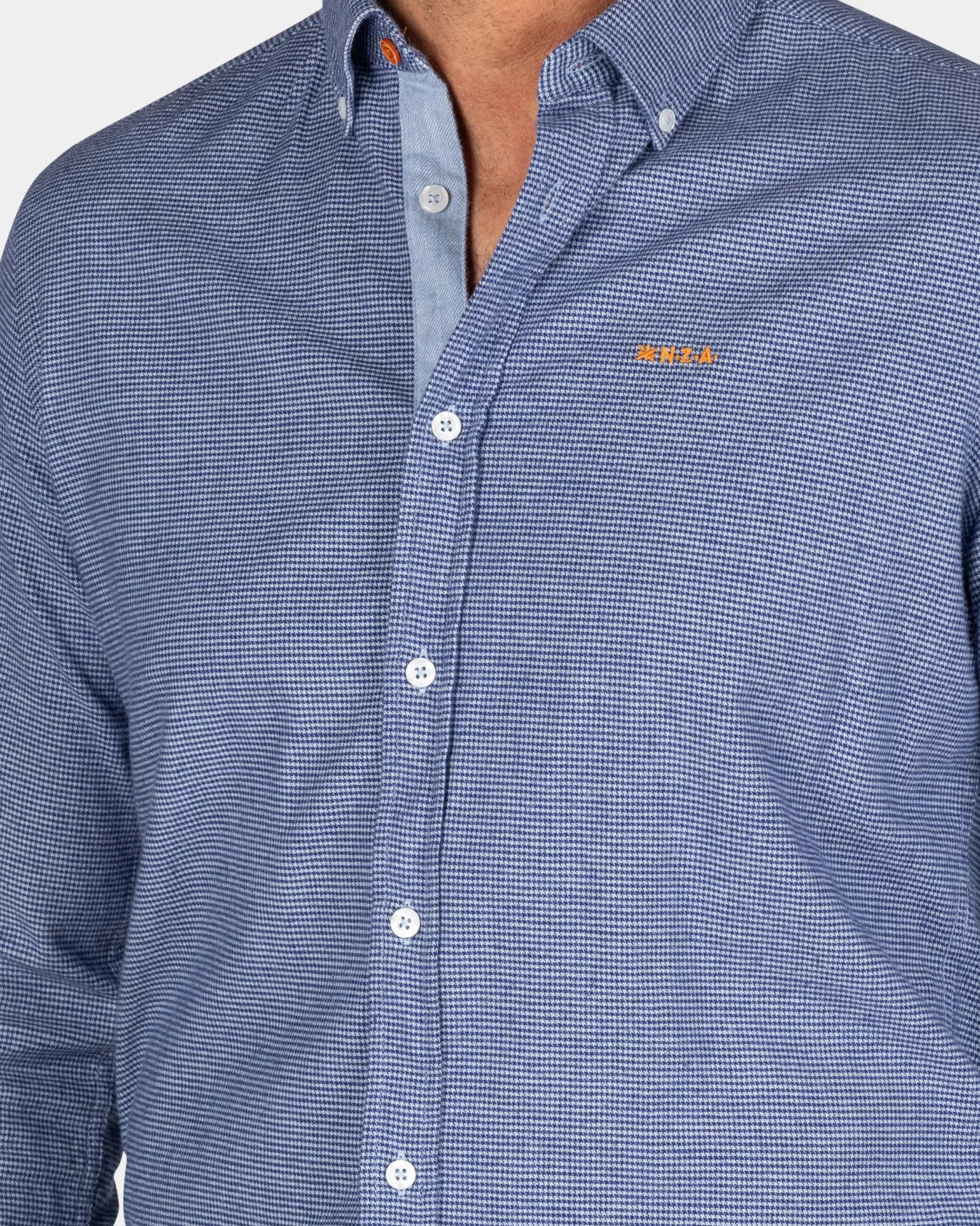 Blue Flannel Shirt - | NZA New Zealand Aucklanc Outlet