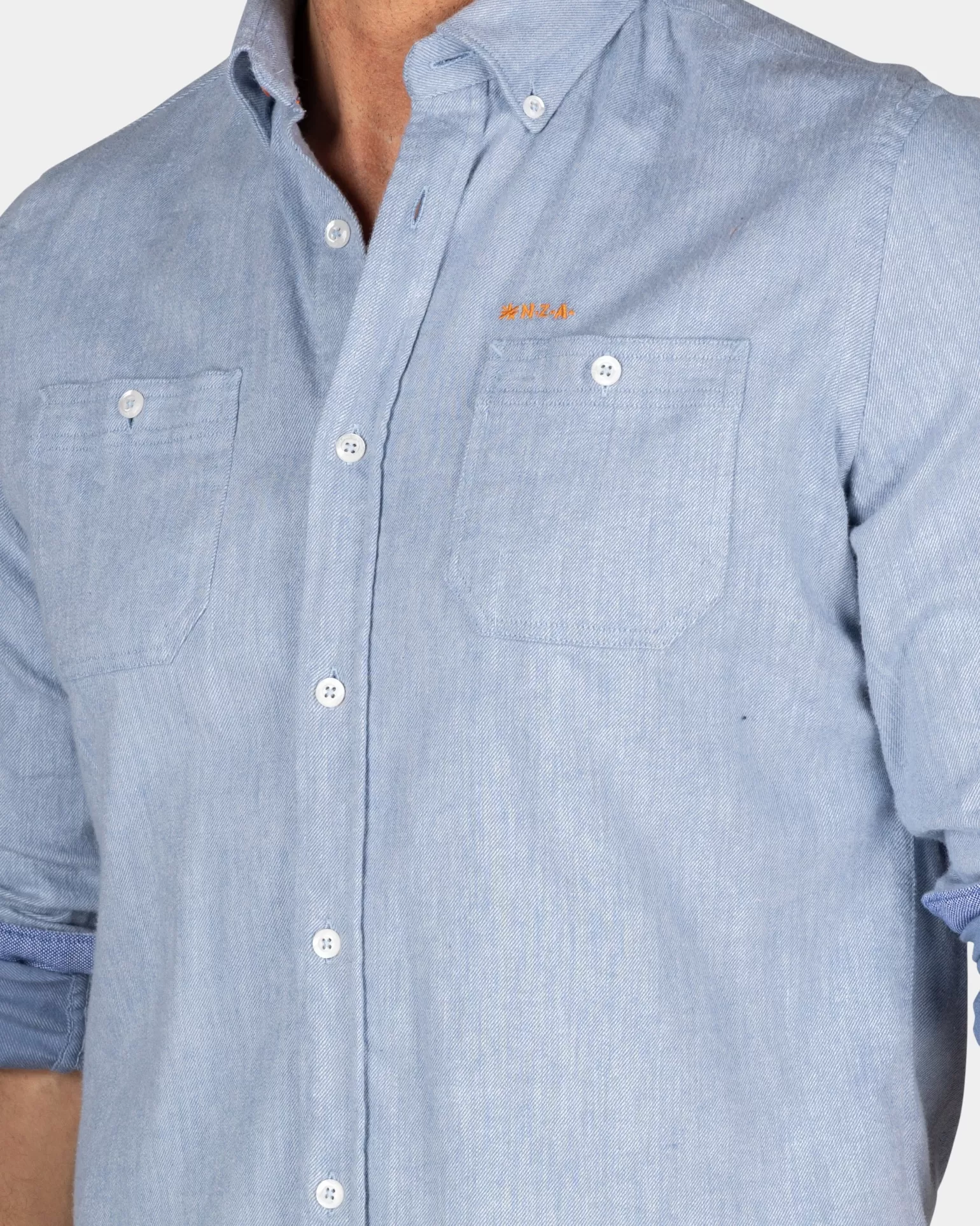 Cotton Denim Shirt - | NZA New Zealand Aucklanc Cheap