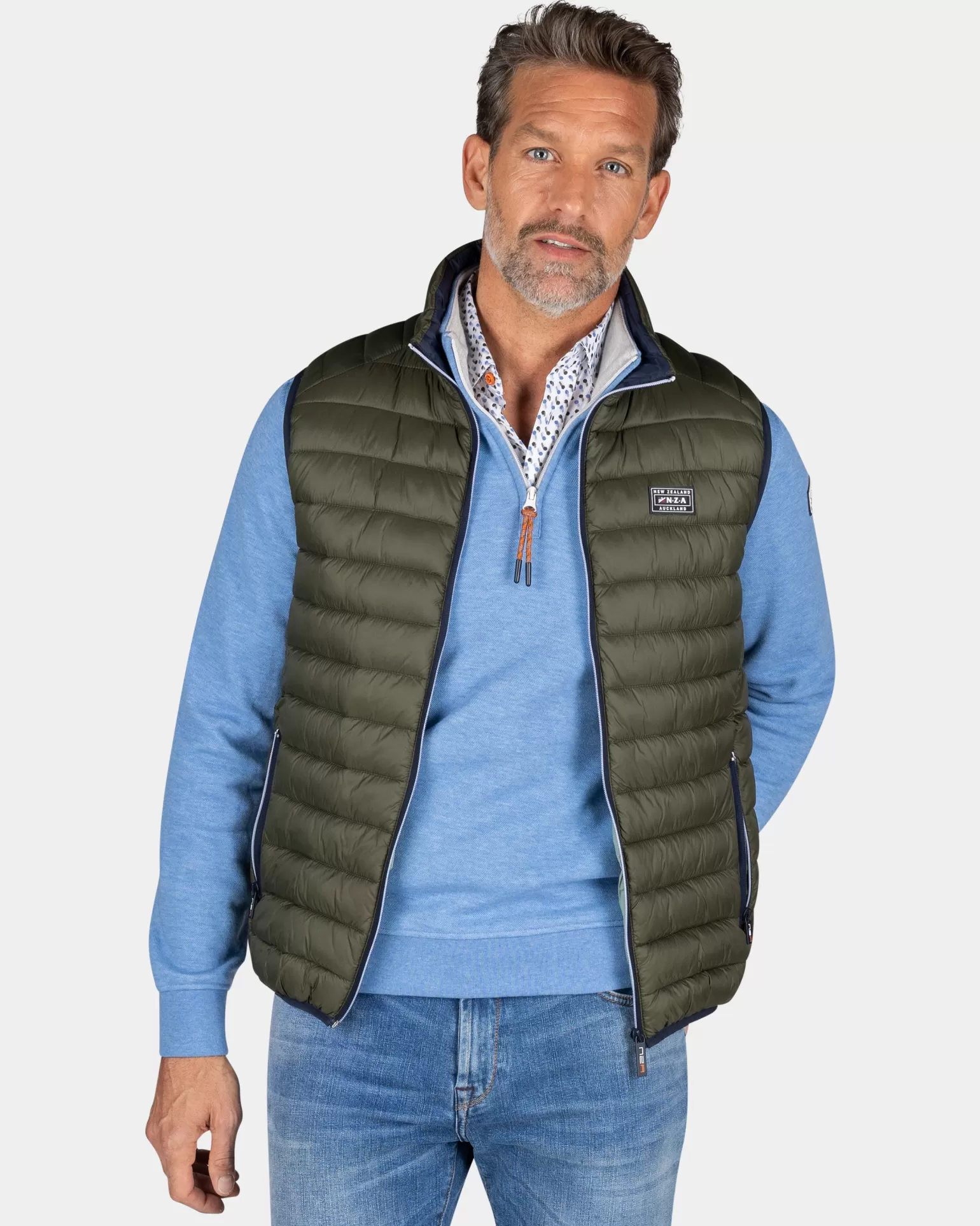 Dark Green Quilted Bodywarmer - | NZA New Zealand Aucklanc Hot