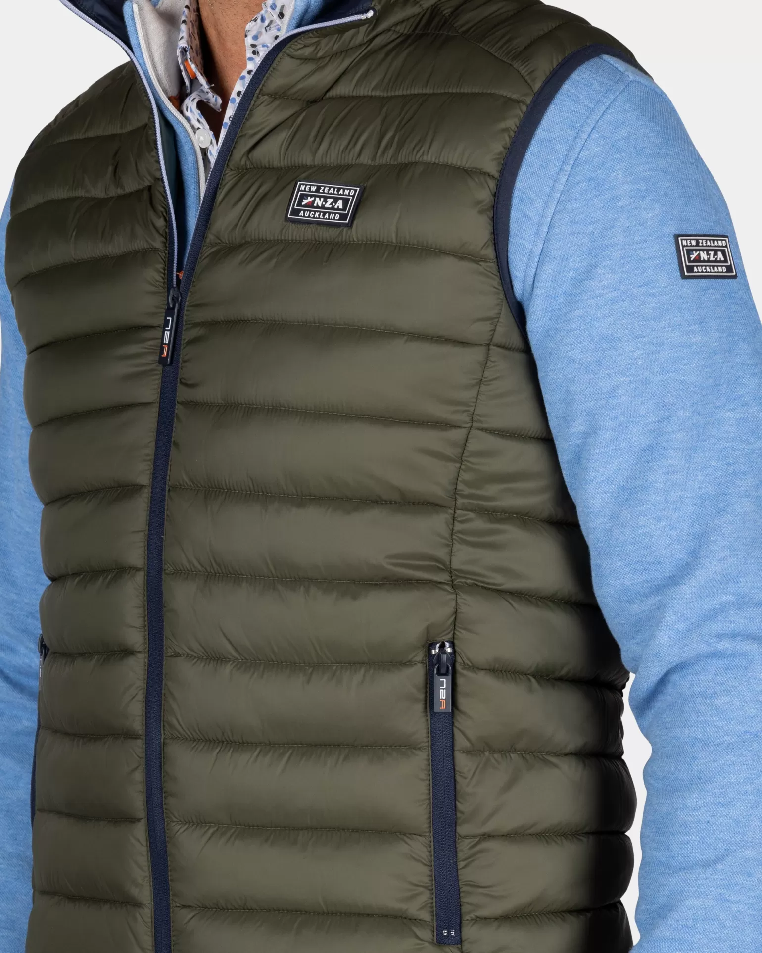 Dark Green Quilted Bodywarmer - | NZA New Zealand Aucklanc Hot