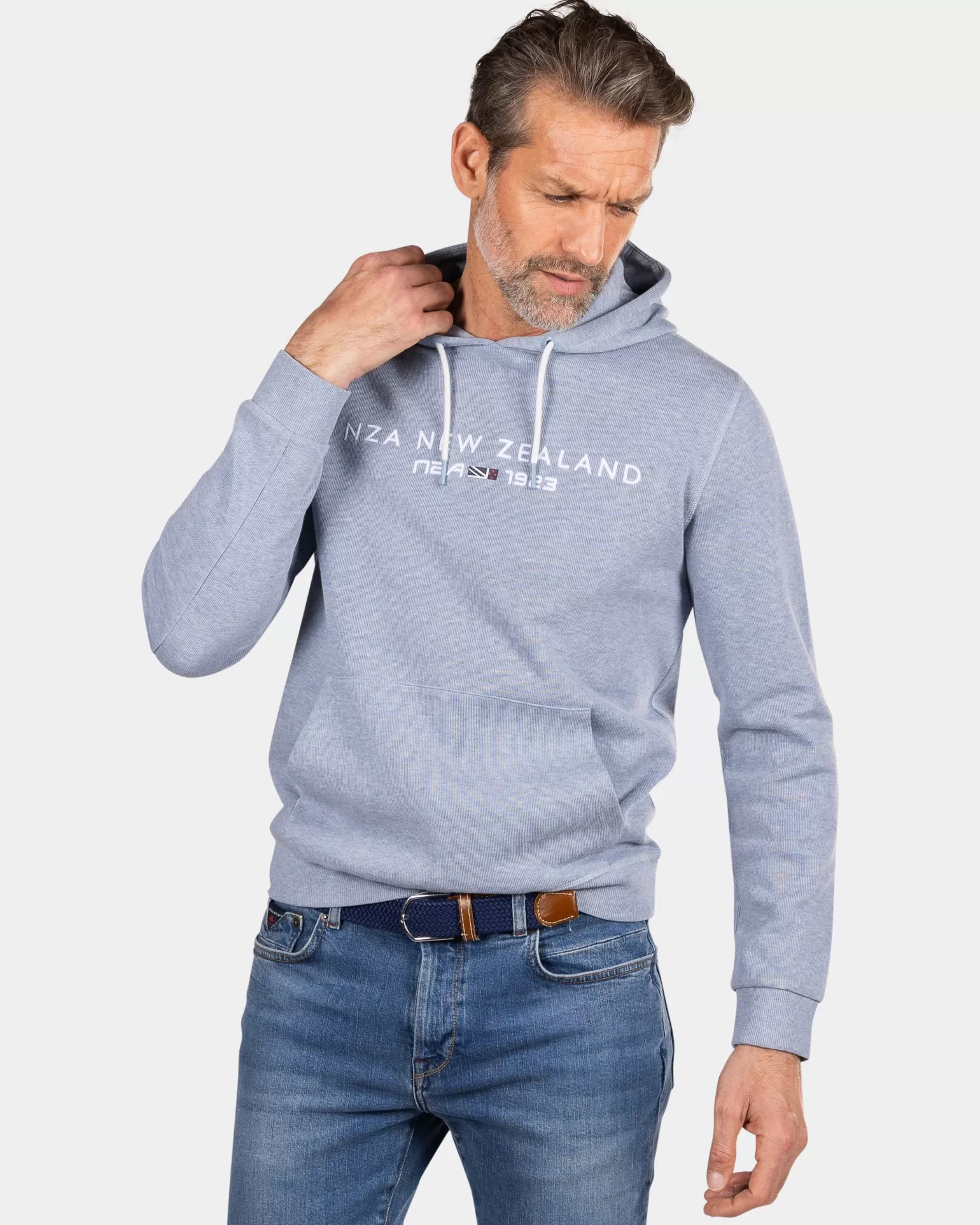 Light Blue Hoodie - | NZA New Zealand Aucklanc Cheap