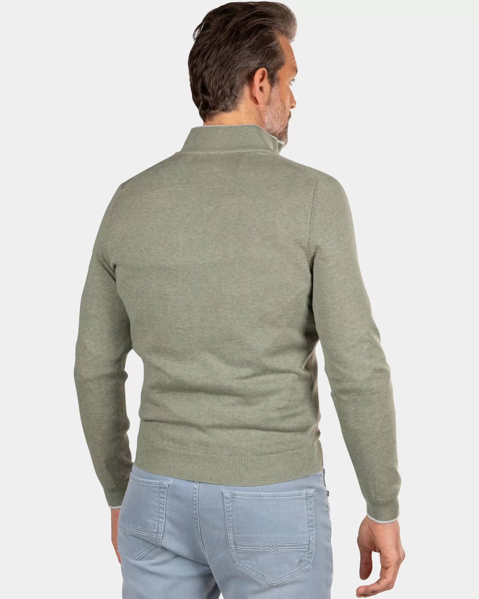 Light Green Half Zip Pullover - | NZA New Zealand Aucklanc Shop