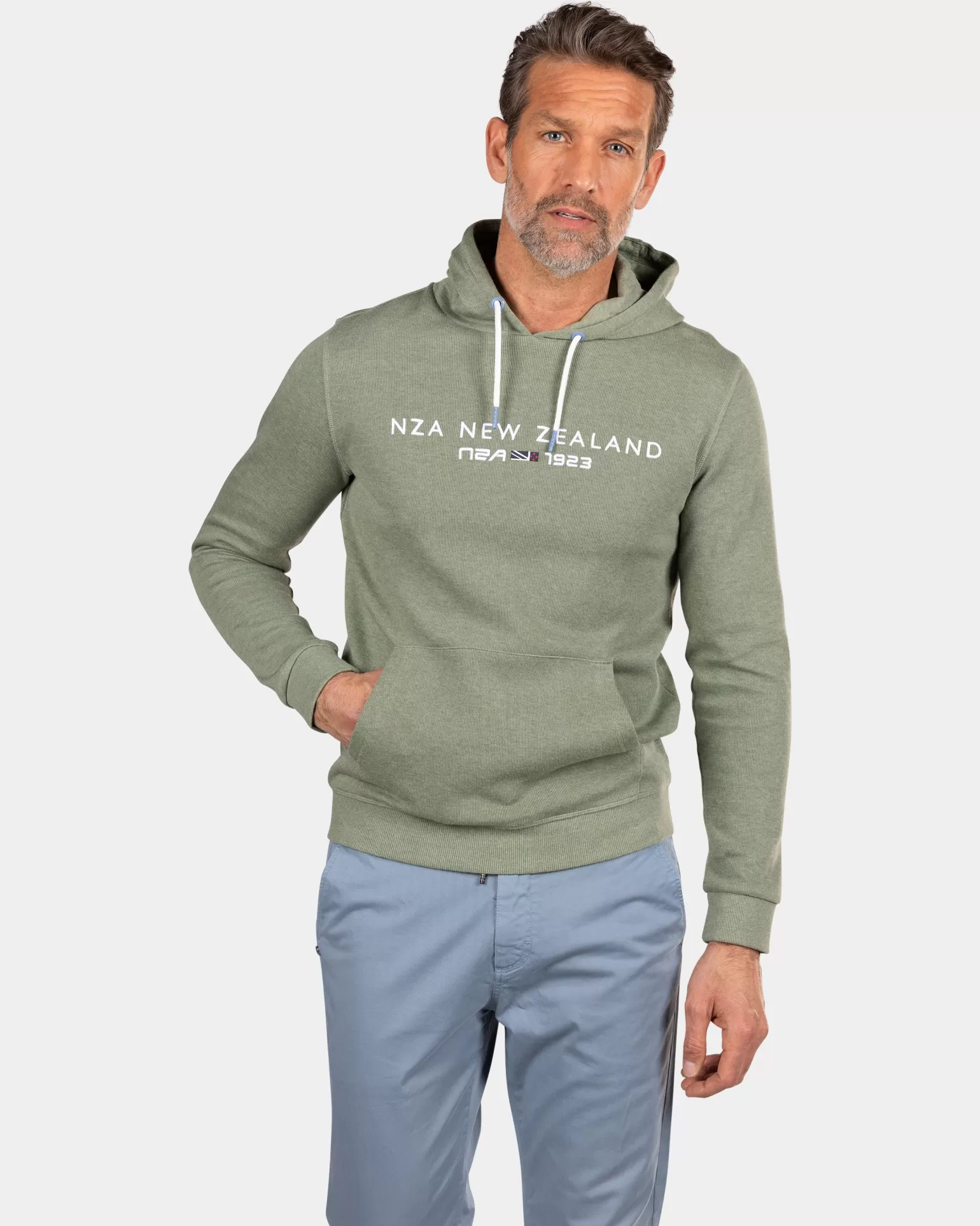 Light Green Hoodie - | NZA New Zealand Aucklanc New