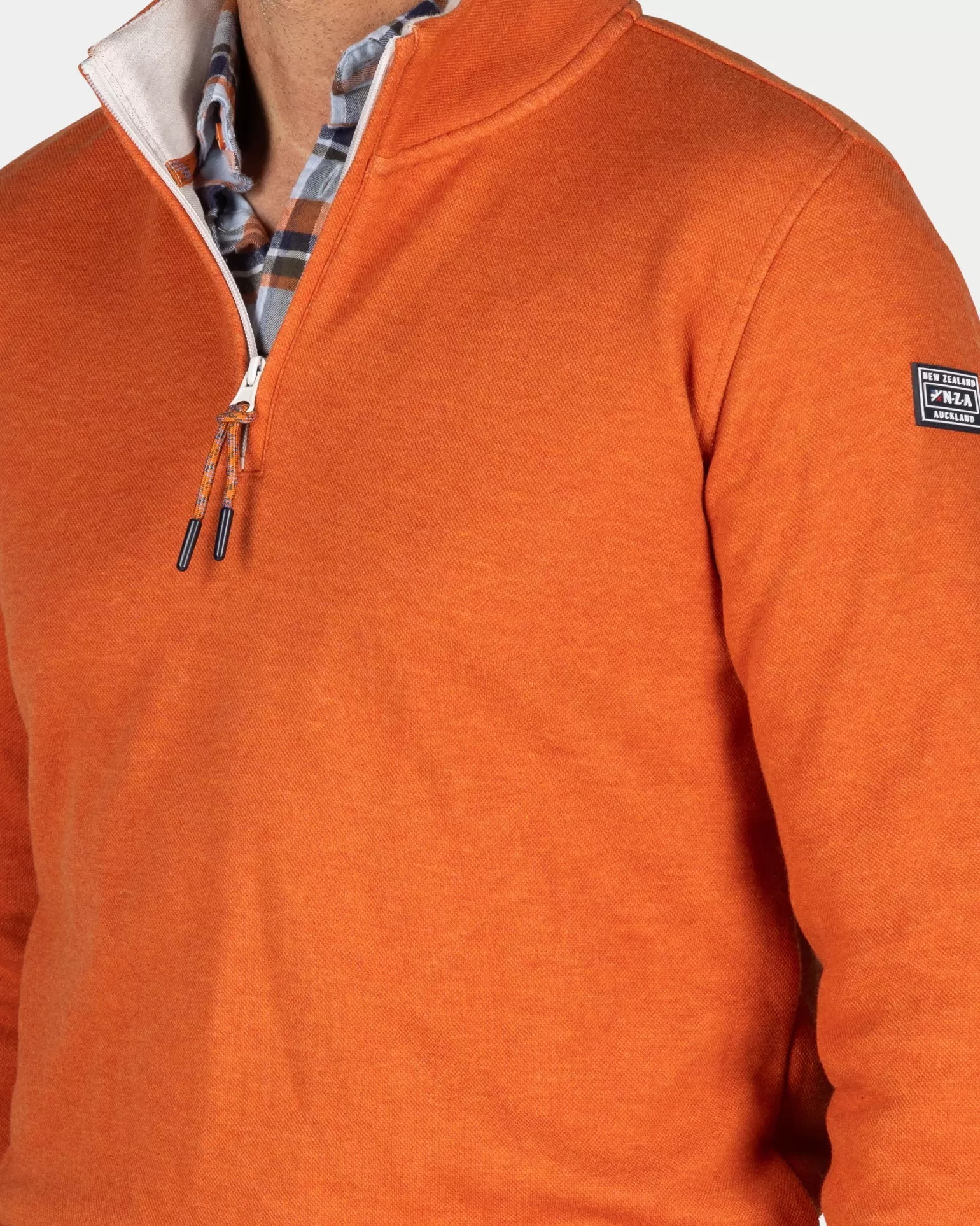 Orange Half-zip Sweater - | NZA New Zealand Aucklanc Discount